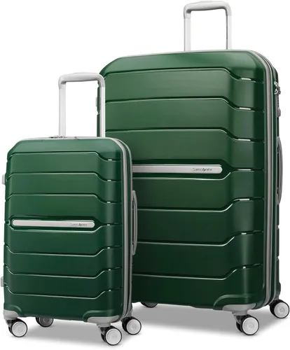 Vista 64 de Samsonite Freeform de carcasa rígida expandible con ruedas giratorias dobles, Negro