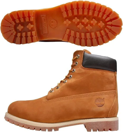Vista 8 de Timberland Botas impermeables prémium para hombre de 6 pulgadas anaranjado medio