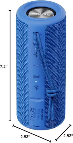 Vista 8 de MIATONE Altavoces Boombox al Aire Libre Portátiles Bluetooth Altavoces Inalámbricos Impermeables - Azul