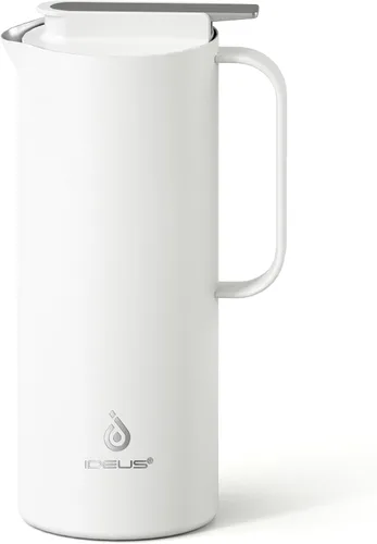 Vista 14 de IDEUS Jarra térmica para café, frasco de acero inoxidable con aislamiento al vacío de doble pared, jarra de agua, servidor de café y dispensador