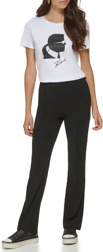 Vista 2 de KARL LAGERFELD PARIS Women's Cool Compression Skinny High Waisted Pant