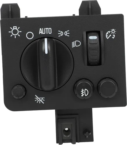 Vista 9 de CCIYU Interruptor de faros delanteros compatible con Chevrolet Blazer/S10 1998-2004, para GMC Jimmy 1998-2001, para GMC Sonoma 1998-2004