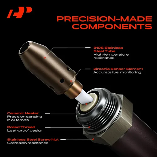 Vista 4 de A-Premium Sensor de oxígeno O2 compatible con Subaru Outback, Legacy, Impreza, Forester y Saab 9-2X 2005, H4 2.5L, Upstream, Replace# 19060370