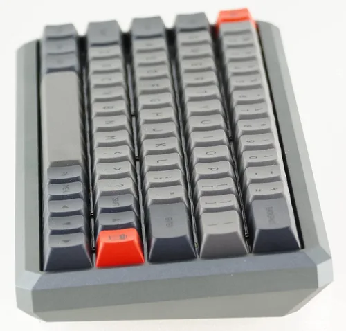 Vista 7 de Clack Teclado mecánico de aluminio macizo - Interruptores Cherry MX Brown - Intercambiable en caliente - GK64, gris