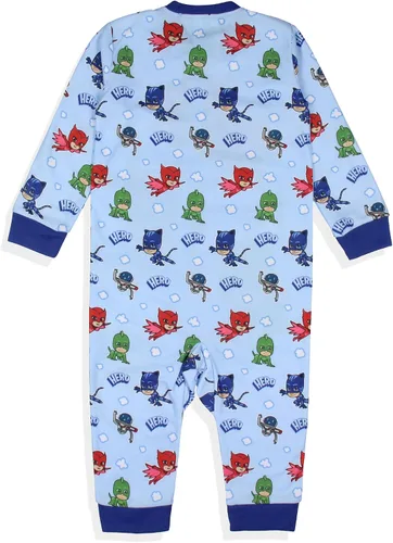 Vista 3 de PJ Masks - Pijama sin pies Gekko Catboy Owlette Hero para niños pequeños