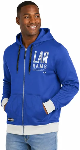 Vista 10 de Outerstuff NFL - Sudadera con capucha para hombre con cremallera completa en colores del