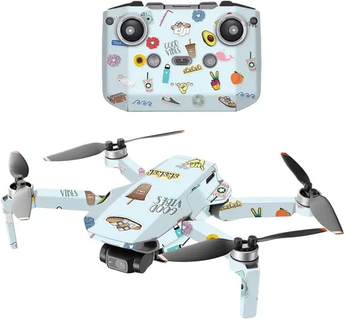Vista 12 de MightySkins - Compatible con DJI Mini 2 Dron portátil - Humo brillante Funda protectora de vinilo duradera y única Fácil de aplicar, quitar