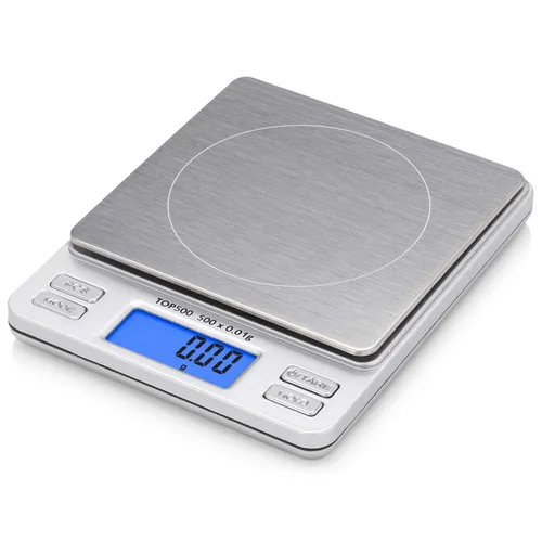 Vista 8 de Báscula Digital Pro de Bolsillo Smart Weigh 500g x 0.01g – 6 Unidades: g, oz, gn, ozt, DWT, ct – Alta Precisión para Cocina, Hierbas y Joyería