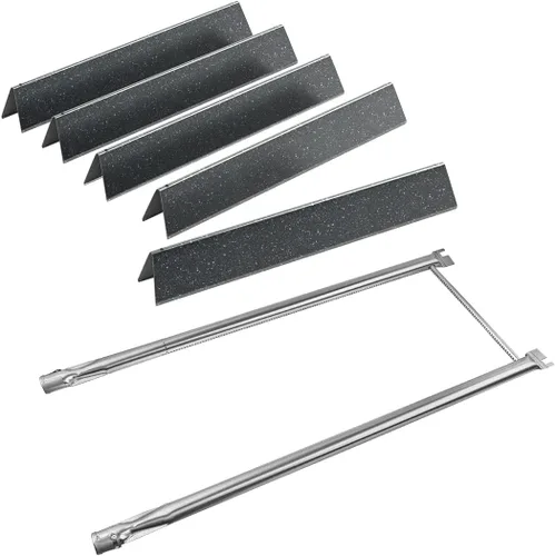 Vista 11 de SafBbcue Kits de piezas de parrilla para Weber Spirit II Serie 300 GS4 Parrillas de gas 7636 Barras aromatizantes 69787 Tubo de quemador 67060 Placa
