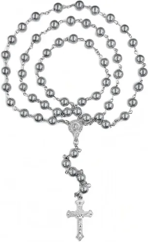 Vista 17 de First Communion Rosarys for Girls and Boys, RosaryBeads Catholic for Men, Women, Rosary Necklace as Gifts for Mother, Grandmother, Elders