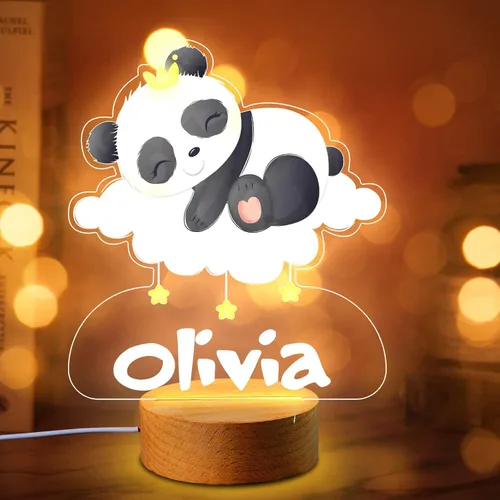 Vista 11 de Luz nocturna con nombre personalizado para niños, lámpara de luz nocturna personalizada para bebé, decoración de habitación de niños, regalos