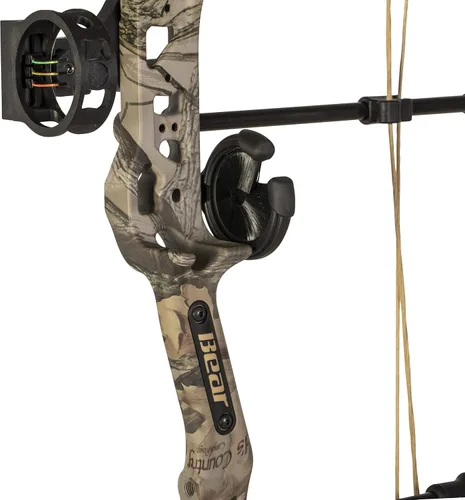 Vista 9 de Bear Archery Limitless Arco Compuesto de Doble Leva - Incluye Carcaj, Mira y Apoyo, God's Country