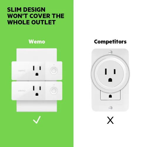 Vista 7 de Wemo - Mini enchufe inteligente, mini conector inteligente, Blanco