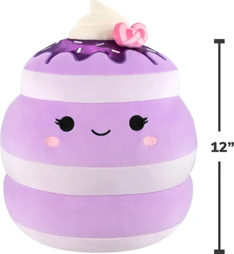 Vista 4 de Squishmallows Panqueques originales de 12 pulgadas UNA the Ube (Select Series)
