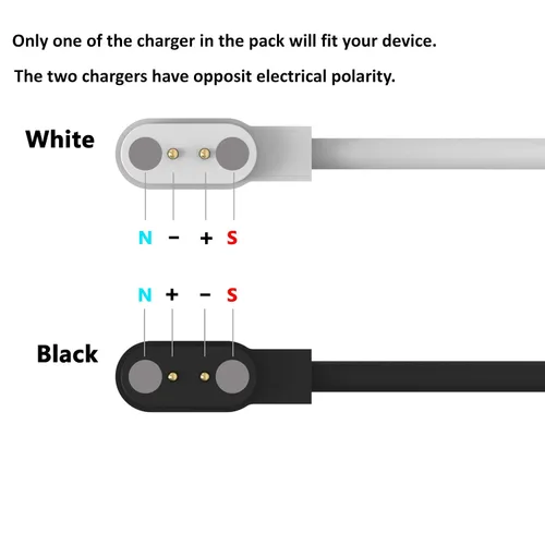 Vista 6 de Cable de carga compatible con Nemheng Smart Watch Charger N33 / N22 / Y33 / Y33E cable USB de repuesto magnético portátil para cable de carga
