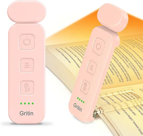 Vista 10 de Luz de lectura Gritin, luz recargable para leer en la cama