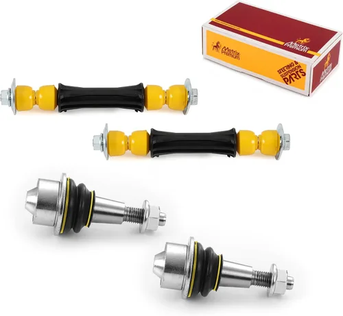 Vista 155 de Metrix Premium Chassis Parts - Juego de 4 piezas de articulación de rótula superior y barra estabilizadora delantera para Ford Ranger RWD 1998-2011