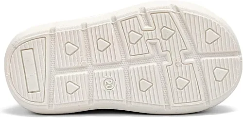 Vista 5 de OAISNIT Botas de nieve para bebés y niñas con suela de goma antideslizante, zapatos de invierno con pantuflas casuales de piel de felpa cálida