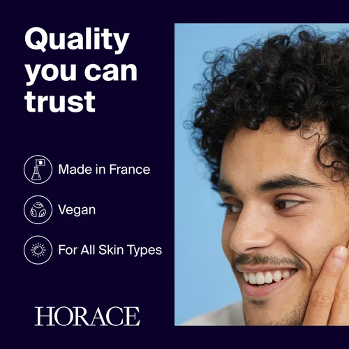 Vista 7 de HORACE Set de regalo con limpiador facial purificador, exfoliante facial suave e hidratante facial matificante, juego de cuidado de la piel