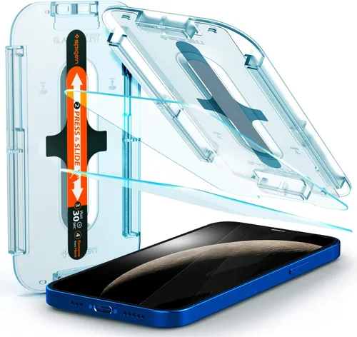 Vista 10 de Spigen Protector de pantalla de vidrio templado [GlasTR EZ FIT] diseñado para iPhone 11 Pro Max/iPhone Xs Max [6.5 pulgadas]
