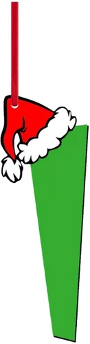 Vista 23 de Decoraciones de Navidad - Letras de adorno de la A a la Z para el árbol, adornos colgantes del alfabeto de Navidad de bricolaje (A)