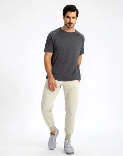 Vista 5 de Pudolla Men's Lightweight Jogger Pants Workout Gym Running Pants with Zipper Pockets for Athletic Casual