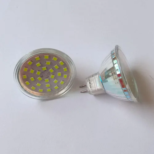 Vista 8 de 12V bajo voltaje MR16 GU5.3 Base LED 4W Bombilla verde equivalente a 20W 35W Luz halógena para iluminación de pista de inundación de paisaje al aire