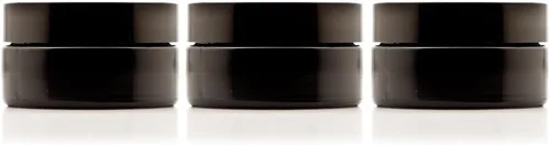 Vista 14 de Infinity Jars Tarro con tapa de rosca de 3.4 fl oz (3.3 fl oz), color negro, ultravioleta, recargable, estilo cosmético, botella de viaje, tarro