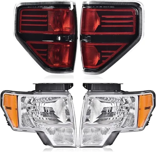 Vista 23 de PIT66 Conjunto de faros y luces traseras para Ford F150 2009-2014