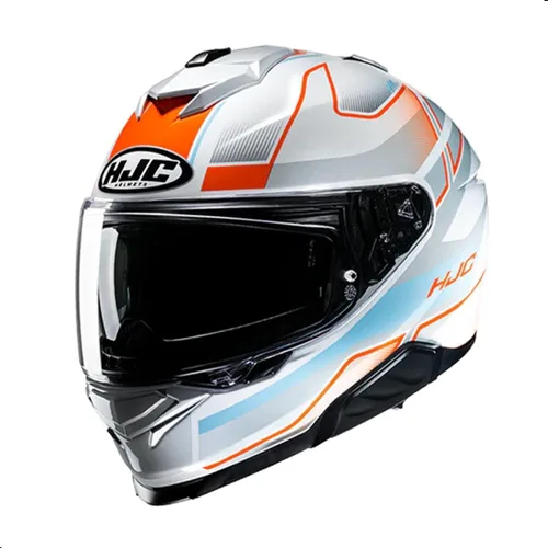 Vista 3 de HJC i71 Iroix Casco de motocicleta de cara completa con escudo de pinlock HJ-38, aprobado por DOT (MC1SF, XS)