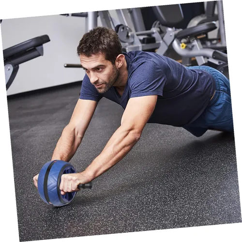 Vista 5 de Alipis 2pcs Ab Roller Wheel with Knee Pad Fitness Equipment for Core Strengthening Abdominal and Back Workout Home Gym Exercise Tool for Men and