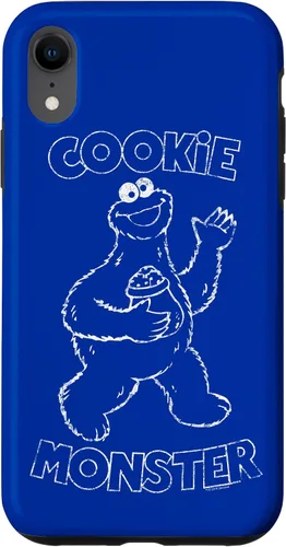 Vista 24 de Funda simple para iPhone 16 Sesame Street Cookie Monster