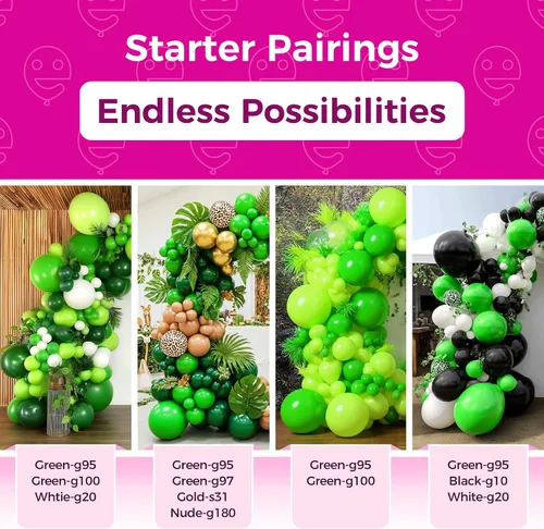 Vista 103 de Bezente Globos Naranjas de Látex para Fiestas - Paquete de 150 Globos de Helio Naranjas Mate Pequeños de 5 Pulgadas para Decoraciones de Fiestas