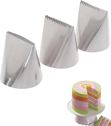 Vista 7 de Juego de puntas de tuberías para decoración de pasteles, puntas grandes de 1M 1A 2A 2D 4B