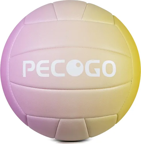 Vista 10 de Size 5 Volleyball - Durable PU Leather, Indoor/Outdoor. Soft Control, Great Airtightness for Training/Games. Ideal for All Ages