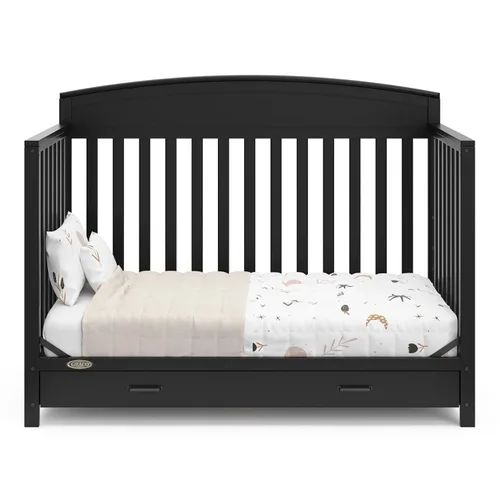 Vista 11 de Graco Benton - Cuna convertible 5 en 1 con cajón, certificado GREENGUARD Gold, se convierte de cuna de bebé a cama infantil, sofá cama y cama