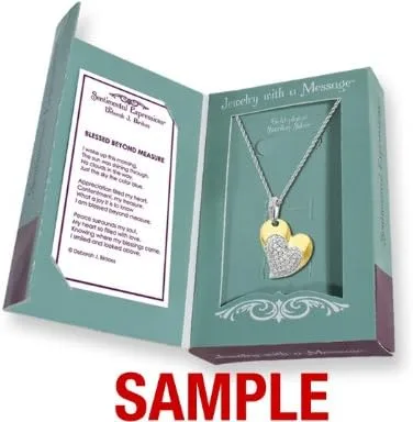 Vista 3 de Collar con colgante de corazón en plata de ley con circonita cúbica sintética (CZ) s, Circonia cúbica