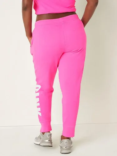 Vista 2 de Victorias Secret Joggers de forro polar rosa