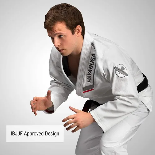 Vista 3 de Hayabusa Jiu Jitsu Gi de tejido perlado ultraligero