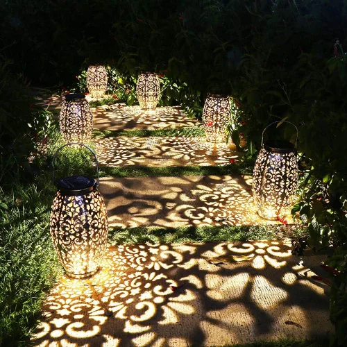Vista 3 de Farol solar para colgar o mesa al aire libre luz solar para patio patio jardín