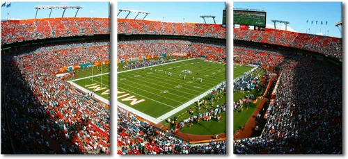 Vista 29 de TUMOVO MetLife Stadium - Decoración de pared de Nueva York, 3 piezas, lienzo, arte de pared para decoración del hogar, juegos de fútbol americano