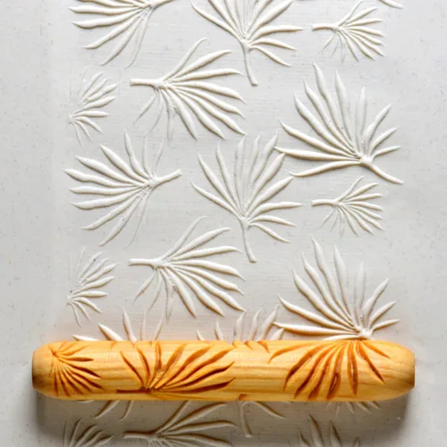 Vista 18 de MKM Pottery Tools Rodillos de mano de madera para arcilla (HR-12 puntos)