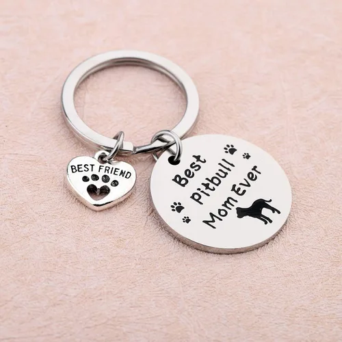 Vista 4 de FUSTMW - Llavero para perro con diseño de perro