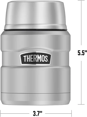 Vista 6 de Harry Potter Celestial Hogwarts Pattern THERMOS - Tarro de alimentos de acero inoxidable King con cuchara plegable, aislado al vacío y doble pared