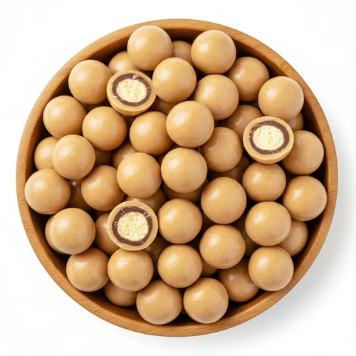 Vista 11 de NY Spice Shop Bolas de malta de chocolate americano, decoraciones para fiestas, 1 libra de chocolate festivo de chocolate malteado, regalos