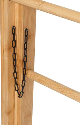 Vista 5 de Honey Can Do - Escalera de secado de ropa de bambú DRY-09387 Natural