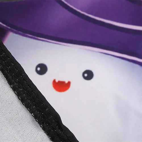 Vista 5 de Vestido de Halloween para mujer 2022 casual estampado con cuello en V con cremallera manga larga con panel de columpio