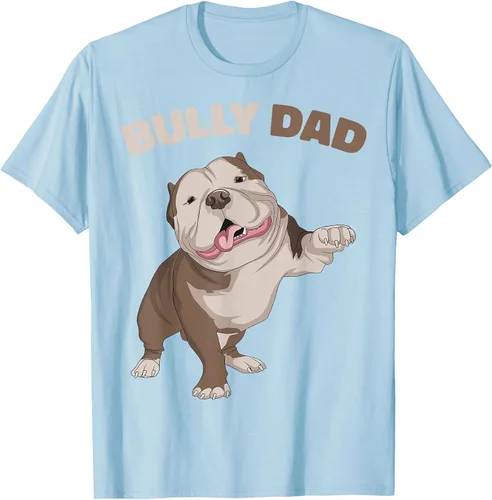 Vista 20 de American Bully Dad Dog Owner Father Funny Men T-Shirt Asphalt Grey