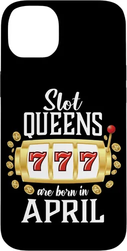 Vista 15 de Slot Queens Are Born In April Casino Women's Birthday Case for iPhone 16