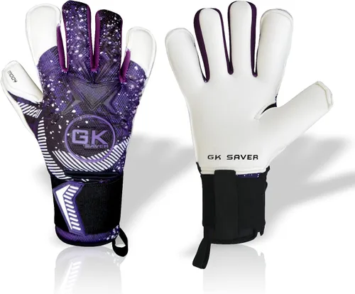 Vista 7 de GK Saver Guantes de portero de fútbol Modesty Guantes de portero profesionales, talla 6 a 11, guantes salvadores extraíbles